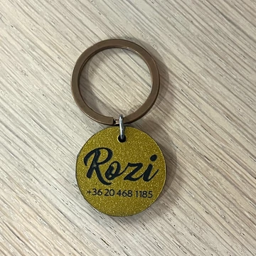 Gravír - műanyag - kulcstartó