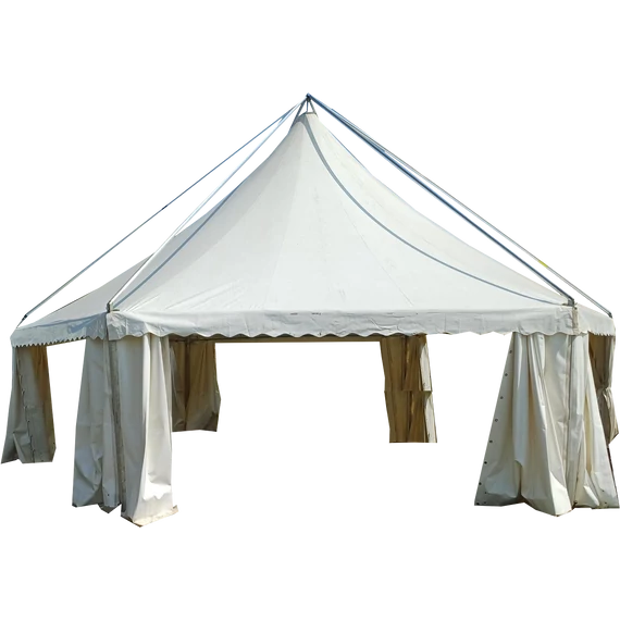 Hatszögletű sátor bérlés