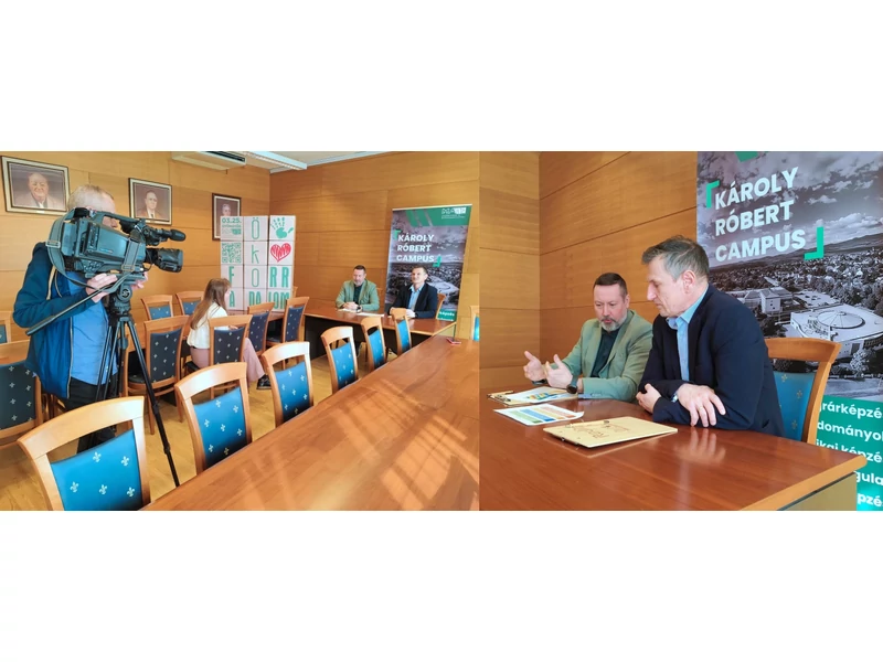 ÖKOforradalom Sajtótjékoztató